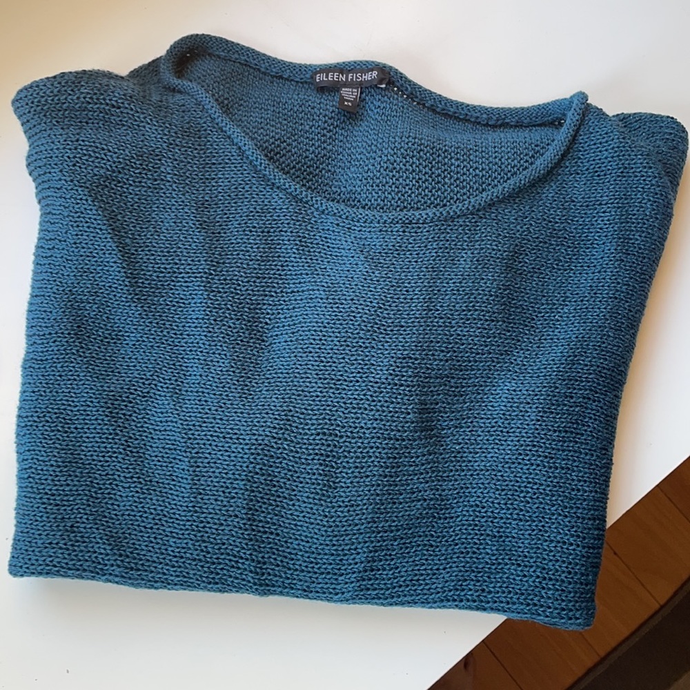 Eileen Fisher sweater top - Picture 3 of 10